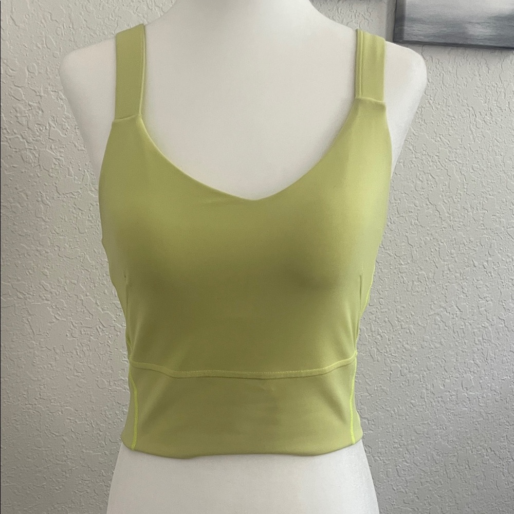 Yellow lululemon crop top 🍋